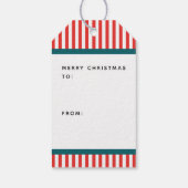 Étiquettes-cadeau Tennis Christmas Holiday (Dos)