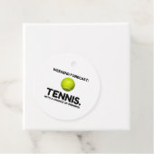 ÉTIQUETTES CADEAU TENNIS DE LA FIN DE SEMAINE (En situation)