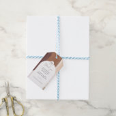 Étiquettes-cadeau Terracotta épicée moderne | MERCI MARIAGE (Avec de laficelle)