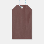 Étiquettes-cadeau Terracotta épicée moderne | MERCI MARIAGE (Dos)