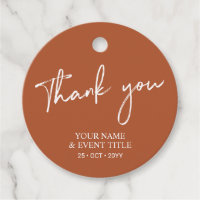 Terratta Brush Script Fête d'automne Merci