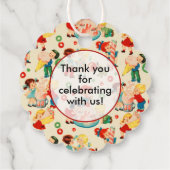 Étiquettes Cadeau Terre des bonbons (Dos)