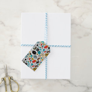 Étiquettes-cadeau Tête folle