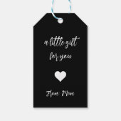 Étiquettes-cadeau Texte du chien de cheveu de pompier (Dos)