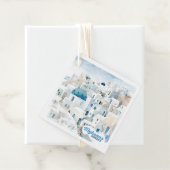 Étiquettes Cadeau Texte personnalisé Mykonos Grèce (En situation)