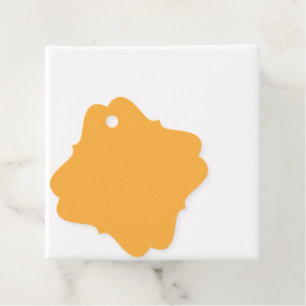 Étiquettes Cadeau Texture Arrière - plan orange coupée pour le Web e