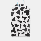 Étiquettes-cadeau Texture de la peau de vache (Dos)