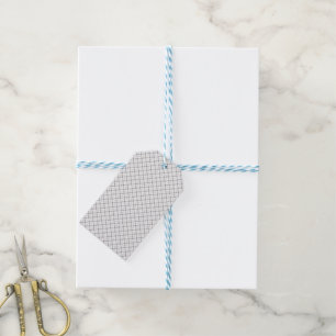 Étiquettes-cadeau Texture Géométrique Monochrome Motif Diamant Sans