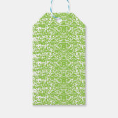 Étiquettes-cadeau Texture Vert Citron Grunge (Devant)