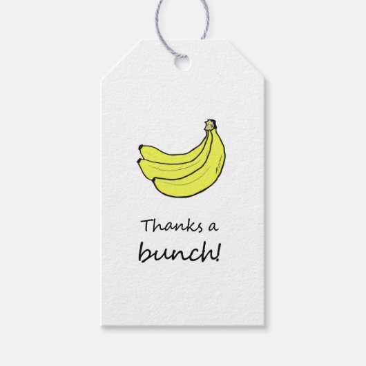 Étiquettes-cadeau Thanks a Bunch (Devant)