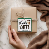 Étiquettes Cadeau Thanks a Latte Teacher Appreciation Gift
