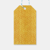 Étiquettes-cadeau Thanksgiving Automne Automne Maple Feuilles et cit (Dos)