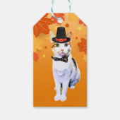 Étiquettes-cadeau Thanksgiving de Cléopâtre (Devant)