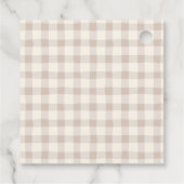 Étiquettes Cadeau Thanksgiving Favor Gift Tag (Dos)