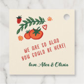 Étiquettes Cadeau That's Amore Italian Food CUSTOM Wedding  (Dos)