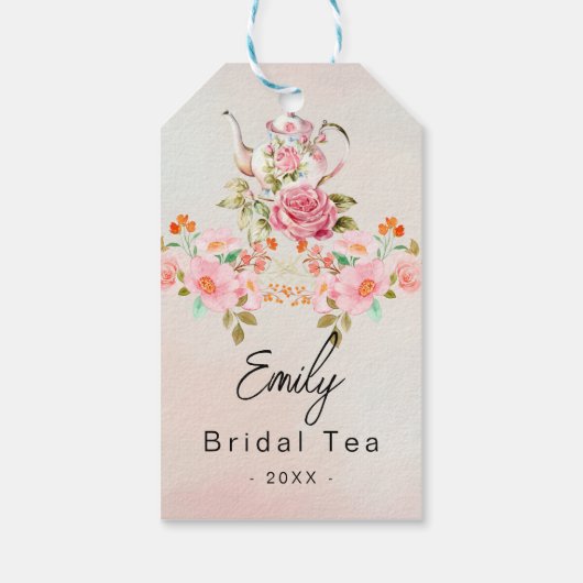 Étiquettes-cadeau Thé (Dos)