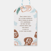 Étiquettes-cadeau Thé et citations de toasts beurrées (Dos)