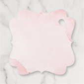 Étiquettes Cadeau Thé floral à l'anniversaire (Dos)