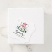 Étiquettes Cadeau Thé floral à l'anniversaire (En situation)
