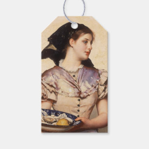Étiquettes-cadeau The Oyster Girl (par Karl Gussow)