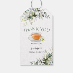 Étiquettes-cadeau Thé party shower de mariage