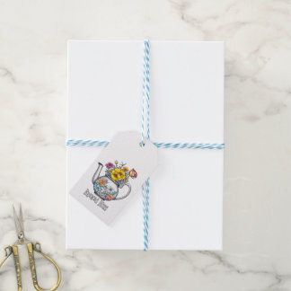 Étiquettes-cadeau Théière Bliss brassée