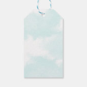 Étiquettes-cadeau Thème 1er anniversaire de l'avion de Cute Boy (Dos)