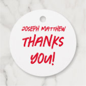 Étiquettes Cadeau Thème animal (Dos)