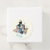 Étiquettes Cadeau Thème Chien Chien Chien Chien Chien Anniversaire M (En situation)