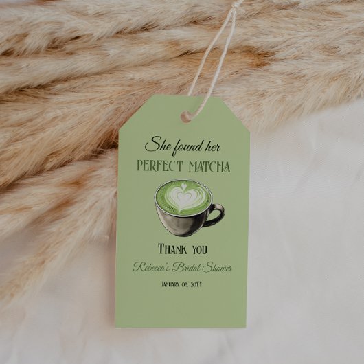 Étiquettes-cadeau Thème de café élégant pour une Baby Shower sur le 