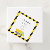 Étiquettes Cadeau Thème de construction fête d'anniversaire (En situation)