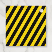 Étiquettes Cadeau Thème de construction fête d'anniversaire (Dos)