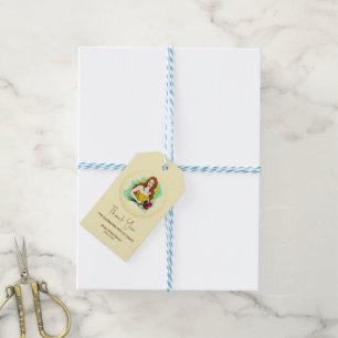 Étiquettes-cadeau Thème de douche de mariée de princesse à reine