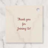 Étiquettes Cadeau Thème de fête de mariage personnalisé Cactus (Dos)