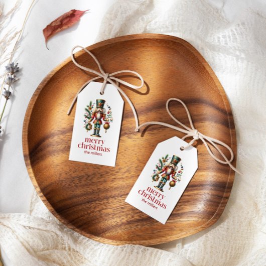 Étiquettes-cadeau Thème de Noël Nutcracker
