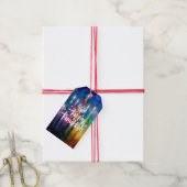 Étiquettes-cadeau Thème du festival juif d'Hanoukka (Avec de la ficelle)