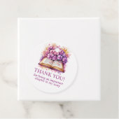 Étiquettes Cadeau Thème du livre Hydrangea (En situation)