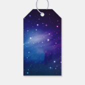 Étiquettes-cadeau Thème Galaxy | Anniversaire | Balise cadeau (Dos)
