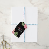 Étiquettes-cadeau Thème Mariage rose (Avec de laficelle)