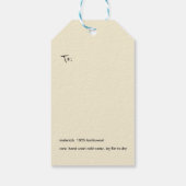 Étiquettes-cadeau Thème mouton pour tricoteuse (Dos)