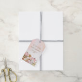 Étiquettes-cadeau Thème Réserver Citrouille rose Baby shower Favoris (Avec de la ficelle)