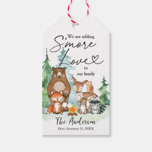 Étiquettes-cadeau Thème S'more Love en Forêt