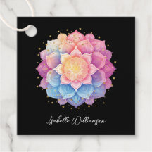 Thérapeute de santé holistique Mandala de fleurs
