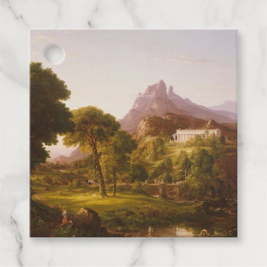 Étiquettes Cadeau Thomas Cole Dream d'Arcadia (Devant)