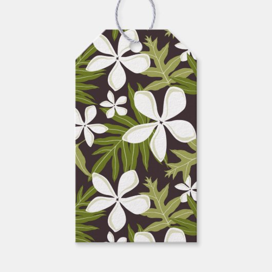 ÉTIQUETTES-CADEAU TIARE (COMBO OLIVE) (Devant)