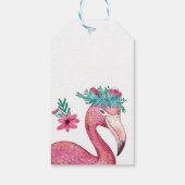 Étiquettes-cadeau Tickets Baby shower rose (Dos)