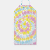 Étiquettes-cadeau Tie Dye fête d'anniversaire (Dos)