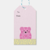 Étiquettes-cadeau Tigre de carton mignon (Devant)