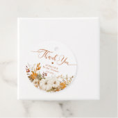 Étiquettes Cadeau Tomber amoureux nuptiale merci (En situation)