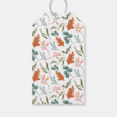 Étiquettes-cadeau Tomber dans l'amour Citrouille Baby shower garçon (Dos)